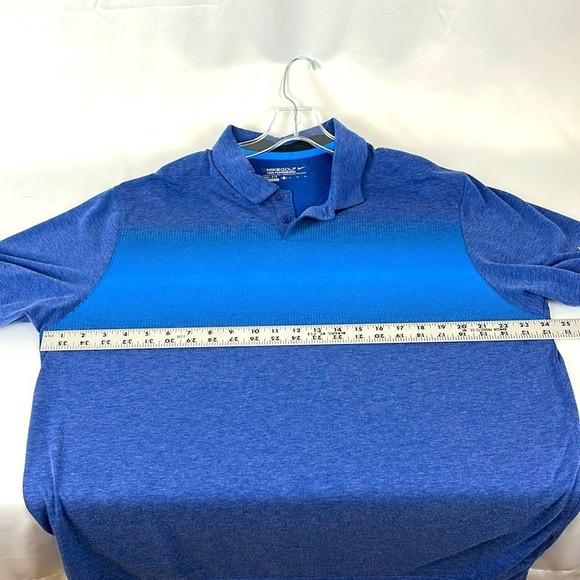 Men’s Nike Golf Tour Performance Dri-Fit Polo Golf Shirt Size XL Blue Gradient - Picture 8 of 13